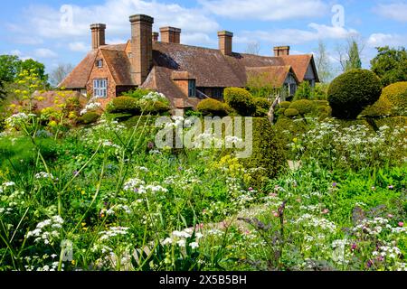 Grande maison et jardin de Dixter, East Sussex, Royaume-Uni Banque D'Images