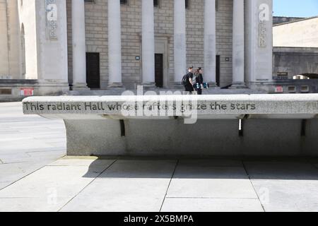 Southampton Guildhall est un lieu polyvalent qui forme l'aile est du centre civique, et accueille divers événements, y compris des conférences, Royaume-Uni Banque D'Images