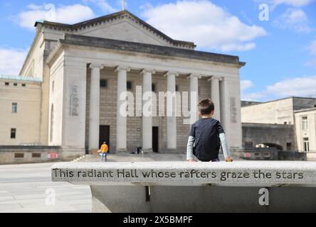 Southampton Guildhall est un lieu polyvalent qui forme l'aile est du centre civique, et accueille divers événements, y compris des conférences, Royaume-Uni Banque D'Images