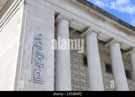 Southampton Guildhall est un lieu polyvalent qui forme l'aile est du centre civique, et accueille divers événements, y compris des conférences, Royaume-Uni Banque D'Images