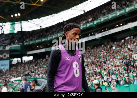 Gonçalo Costa pendant le match de Liga Portugal entre Sporting CP et Portimonense SC à Estadio Jose Alvalade, Lisbonne, Portugal. (Maciej Rogowski) Banque D'Images