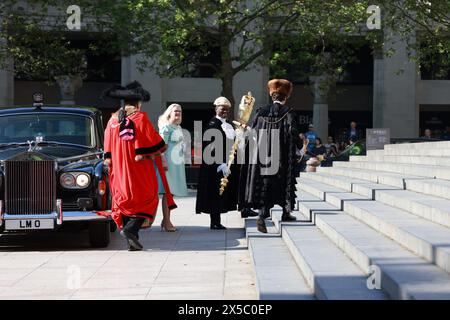 LONDRES, ANGLETERRE - MAI 08 : Michael Mainelli, maire de la ville de Londres, assiste au service du 10e anniversaire de la Fondation Invictus Games à St. Banque D'Images