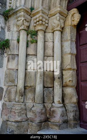 Église San Miguel de Lebosende, Leiro, Ourense, Espagne Banque D'Images