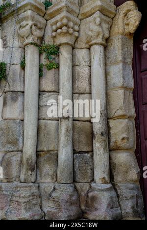 Église San Miguel de Lebosende, Leiro, Ourense, Espagne Banque D'Images