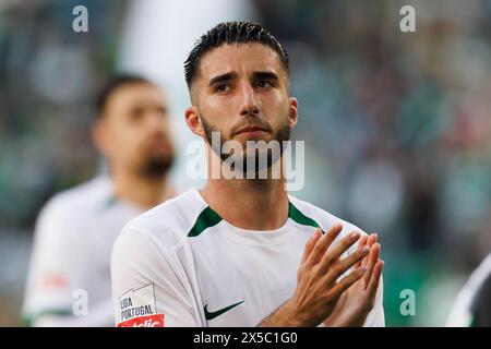 Goncalo Inacio de Sporting CP vu lors du match de Liga Portugal entre Sporting CP et Portimonense SC à l'Estadio Jose Alvalade. Score final ; Sporting CP 3:0 Portimonense SC Banque D'Images