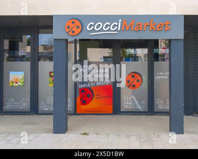 Bordeaux , France - 05 01 2024 : cocci Market Shop france chaîne façade supermarché texte logo et enseigne du marché français Banque D'Images