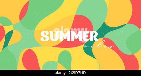 Couvertures créatives ou affiches horizontales dans un style minimaliste moderne Illustration de Vecteur