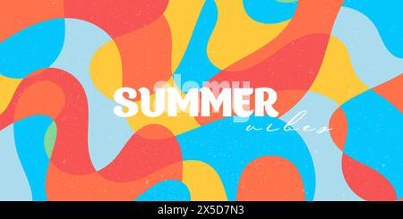 Couvertures créatives ou affiches horizontales dans un style minimaliste moderne Illustration de Vecteur