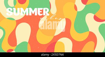 Couvertures créatives ou affiches horizontales dans un style minimaliste moderne Illustration de Vecteur