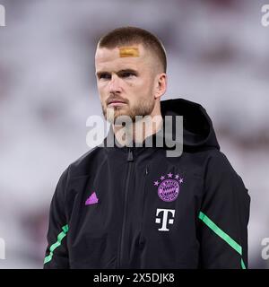 Madrid, Espagne. 08 mai 2024. Eric Dier, du FC Bayern Munchen, se retrouve lors de la demi-finale de l'UEFA Champions League 2023/2024 qui oppose le Real Madrid CF et le FC Bayern Munchen au stade Santiago Bernabeu. Score final : Real Madrid CF 2:1 FC Bayern Munchen crédit : SOPA images Limited/Alamy Live News Banque D'Images