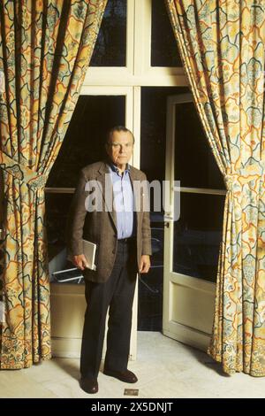 Czeslaw MILOSZ - date : 19891001 ©John Foley/Opale.photo Banque D'Images