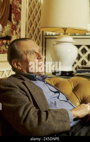 Czeslaw MILOSZ - date : 19891001 ©John Foley/Opale.photo Banque D'Images