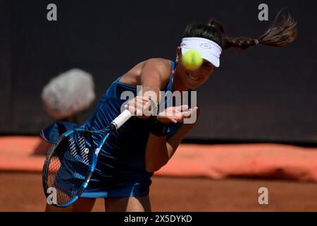 Roma, Italie. 09 mai 2024. L'italienne Lucrezia Stefanini lors de son match contre la République tchèque Linda Noskova lors de l'Open d'Italie de Rome, jeudi 9 mai 2024.(Alfredo Falcone/LaPresse)L'italienne Lucrezia Stefanini lors de son match contre la République tchèque Linda Noskova lors de l'Open d'Italie de Rome, jeudi 9 mai 2024.(Alfredo Falcone/LaPresse) crédit : LaPresse/Alamy Live News Banque D'Images