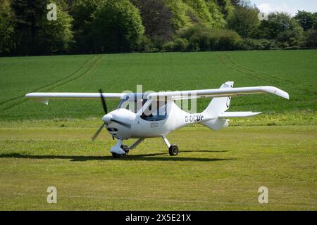 FLIGHT DESIGN CTSW G-OCDP au salon Popham Microlight en mai 2024 à Hampshire, Angleterre Banque D'Images