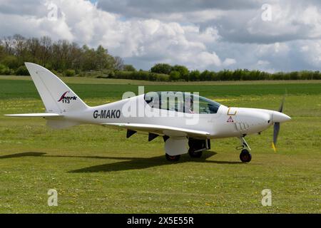 Shark 600 composite construit avion micro-léger au salon Popham Microlight dans le Hampshire en Angleterre Banque D'Images