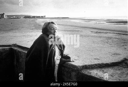 Marguerite DURAS - date : 19850801 ©John Foley/Opale.photo Banque D'Images