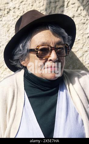 Marguerite DURAS - date : 19850801 ©John Foley/Opale.photo Banque D'Images