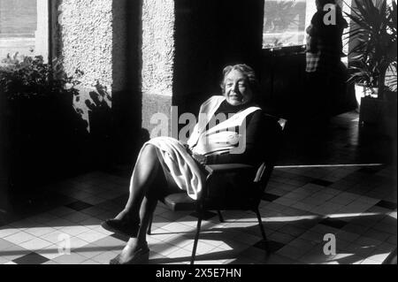 Marguerite DURAS - date : 19850801 ©John Foley/Opale.photo Banque D'Images