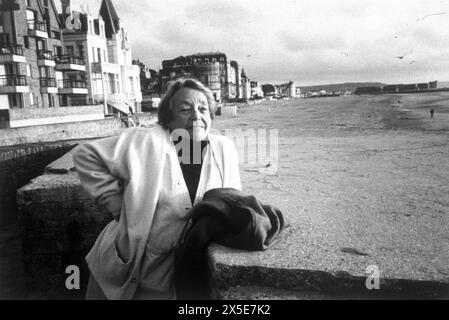 Marguerite DURAS - date : 19850801 ©John Foley/Opale.photo Banque D'Images