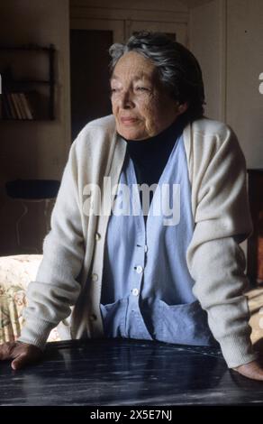 Marguerite DURAS - date : 19850801 ©John Foley/Opale.photo Banque D'Images