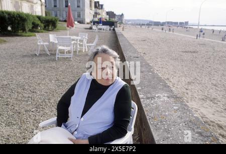 Marguerite DURAS - date : 19850801 ©John Foley/Opale.photo Banque D'Images