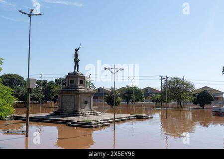 PORTO ALEGRE, BRÉSIL - 07 mai 2024 : inondations historiques dans le sud du Brésil. Banque D'Images