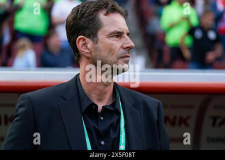 Cologne, Allemagne. 09 mai 2024. Cologne, Allemagne, 9 mai 2024 : Ralf Kellermann lors de la finale de la DFB-Cup entre le FC Bayern Munich et le VfL Wolfsburg au RheinEnergieStadion de Cologne, Allemagne. (Daniela Porcelli/SPP) crédit : SPP Sport Press photo. /Alamy Live News Banque D'Images