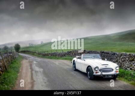 Austin Healey Club visite des Yorkshire Dales 2024 Banque D'Images