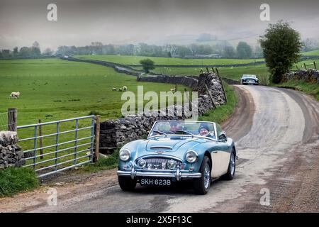 Austin Healey Club visite des Yorkshire Dales 2024 Banque D'Images