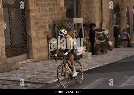 Plapp Lucas (Team Jayco Alula) lors de l'étape 6 du Giro d'Italia de Viareggio à Rapolano terme, Italie. 9 mai 2024. (Photo de Fabio Ferrari/LaPresse) crédit : LaPresse/Alamy Live News Banque D'Images