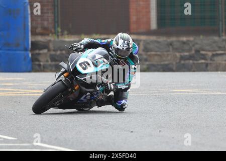 9 mai 2024 ; Briggs EquipmentNorth West 200 Motorcycle Race, Portrush, Antrim, Irlande du Nord ; North West 200 qualifications et courses ; Michael Dunlop a été troisième plus rapide lors des qualifications Superbike Banque D'Images