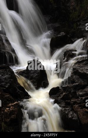 Rhaeadr Lliw, Afon Lliw. Banque D'Images