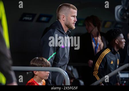 Madrid, Madrid, Espagne. 8 mai 2024. MADRID, ESPAGNE - 8 MAI : Eric Dier du FC Bayern Munchen vu lors de la demi-finale de la Ligue des champions de l'UEFA entre le Real Madrid et le FC Bayern Munchen à l'Estadio Santiago Bernabeu le 8 mai 2024 à Madrid, Espagne. (Crédit image : © Alberto Gardin/ZUMA Press Wire) USAGE ÉDITORIAL SEULEMENT! Non destiné à UN USAGE commercial ! Banque D'Images