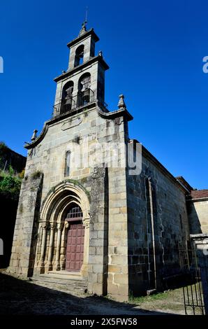 Église San Miguel de Lebosende, Leiro, Ourense, Espagne Banque D'Images