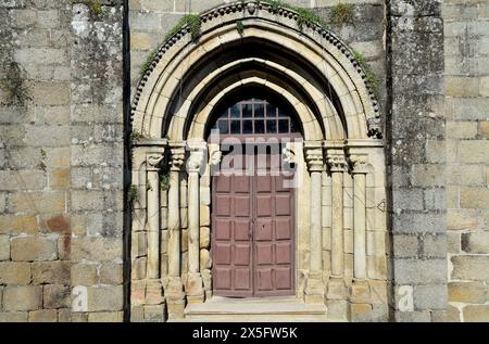 Église San Miguel de Lebosende, Leiro, Ourense, Espagne Banque D'Images