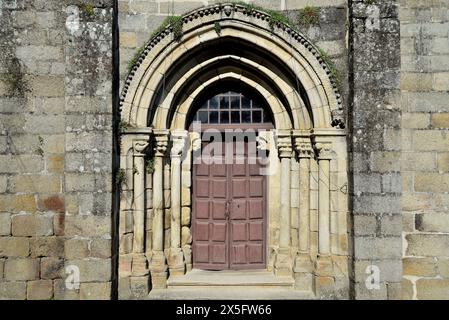 Église San Miguel de Lebosende, Leiro, Ourense, Espagne Banque D'Images