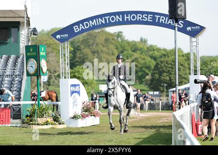 Tom Rowland de Grande-Bretagne avec Dreamliner lors du test de dressage au Badminton Horse Trials le 9 mai 2024, Badminton Estate, Royaume-Uni (photo de Maxime David - MXIMD Pictures) Banque D'Images