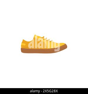 Icône vectorielle de sneakers. Chaussures élégant logo coloré. Vecteur Converse sportif. Symbole en cours d'exécution. Icône de sneaker sur un vecteur de fond blanc. Illustration vectorielle Illustration de Vecteur