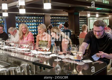 Miami Floride, PortMiami Port de Miami, à bord intérieur intérieur, navire Norwegian Joy Cruise Line, 7 jours Caraïbes, jour en mer, intérieur intérieur intérieur, Man me Banque D'Images