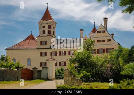 Château de Brenz, château Renaissance du 17ème siècle, point de repère de la municipalité de Sontheim an der Brenz, le plus ancien musée d'histoire locale Banque D'Images