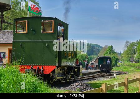 Le Earl Steam Engine du Welshpool and Llanfair Railway, Welshpool, Powys, pays de Galles Banque D'Images