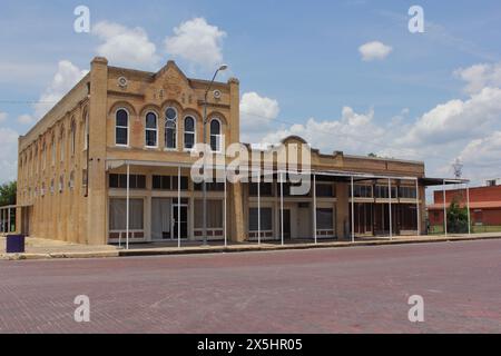 Bâtiment historique situé dans le centre-ville de Granger TX Banque D'Images