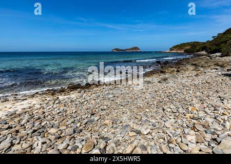 Plage de l'île Con Dao au Vietnam Banque D'Images