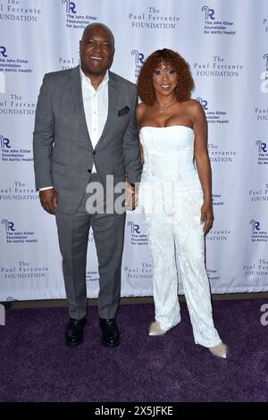 Rodney Peete mit Ehefrau Holly Robinson Peete BEI der soirée du coeur Gala 2024 zugunsten der John Ritter Fondation pour la santé aortique im Sunset Room. Los Angeles, 09.05.2024 Banque D'Images