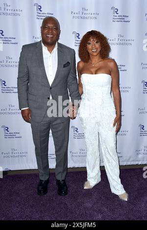 Rodney Peete mit Ehefrau Holly Robinson Peete BEI der soirée du coeur Gala 2024 zugunsten der John Ritter Fondation pour la santé aortique im Sunset Room. Los Angeles, 09.05.2024 Banque D'Images