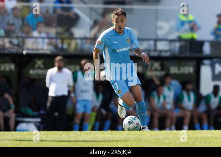 Joao Teixeira pendant le match de Liga Portugal entre CF Estrela Amadora et Rio Ave FC à Estadio Jose Gomes, Amadora, Lisbonne, Portugal. (Maciej Rogowsk Banque D'Images