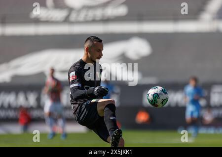 Bruno Brigido lors du match de Liga Portugal entre CF Estrela Amadora et Rio Ave FC à Estadio Jose Gomes, Amadora, Lisbonne, Portugal. (Maciej Rogowsk Banque D'Images