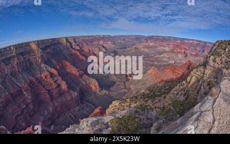 Vue sur le Grand Canyon depuis le Great Mohave Wall Overlook, parc national du Grand Canyon, site du patrimoine mondial de l'UNESCO, Arizona, États-Unis d'Amérique, Nort Banque D'Images