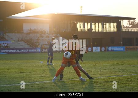 Bali, Indonésie. 10 mai 2024. Liu Zeyu (avant) de Chine participe au match du Groupe B de la Coupe d'Asie féminine U17 2024 de l'AFC entre la Thaïlande et la Chine au Bali United Training Center à Bali, Indonésie, le 10 mai 2024. Crédit : Agung Kuncahya B./Xinhua/Alamy Live News Banque D'Images