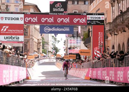 Italia. 10 mai 2024. Milan Jonathan (Team Lidl - Treck) lors de l'étape 7 du Giro d'Italia de Foligno à Pérouse (ITT), 10 mai 2024 Italie. (Photo de Massimo Paolone/Lapresse) crédit : LaPresse/Alamy Live News Banque D'Images